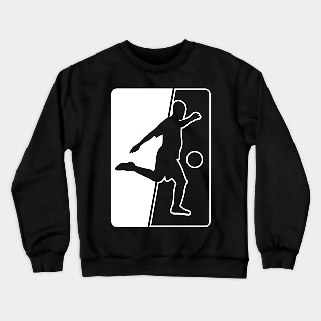 Cool Soccer Player Kicker Card Crewneck Sweatshirt by HappyGiftArt